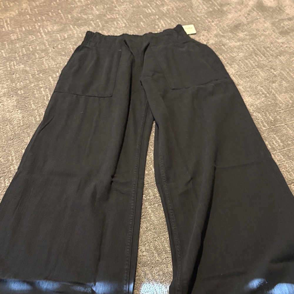 We The Free Black Breezy Denim Pants